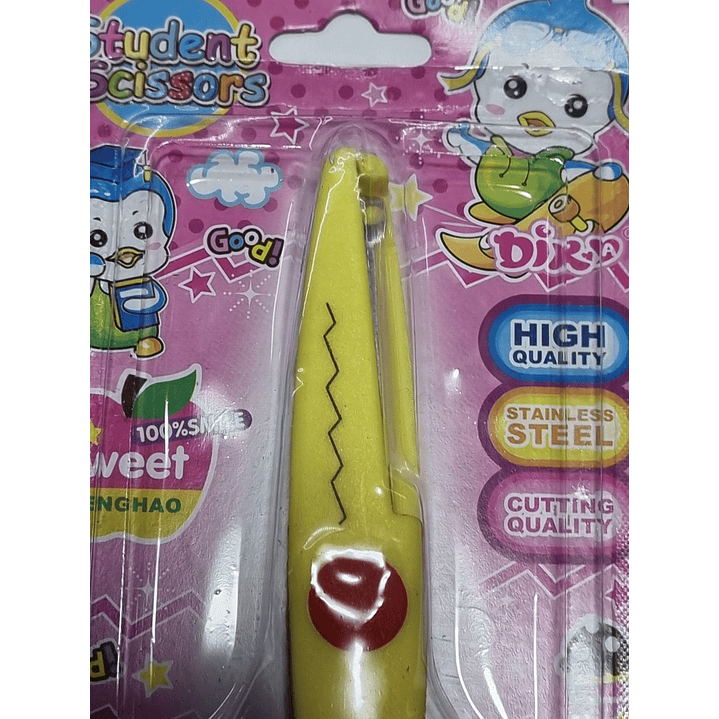 Tijera corte papel con Diseños 8