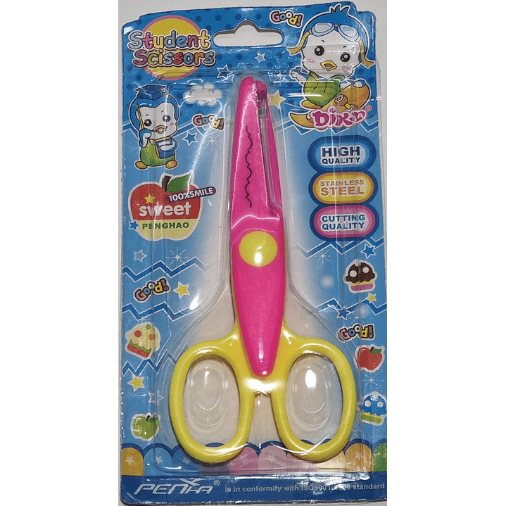 Tijera corte papel con Diseños 11