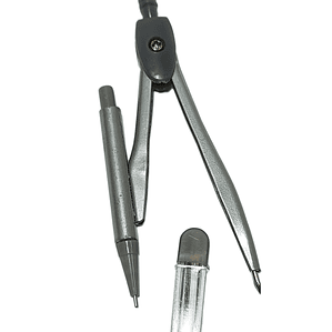 Compas Metálico Con porta Minas Y Estuche Plástico - 2508