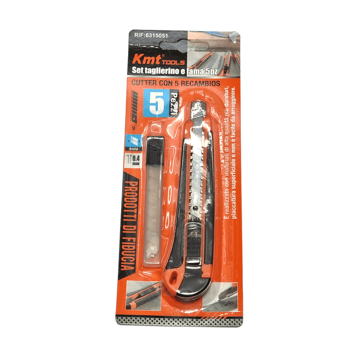 Cuchillo Cartonero Pequeño Hoja Delgada 9mm 1