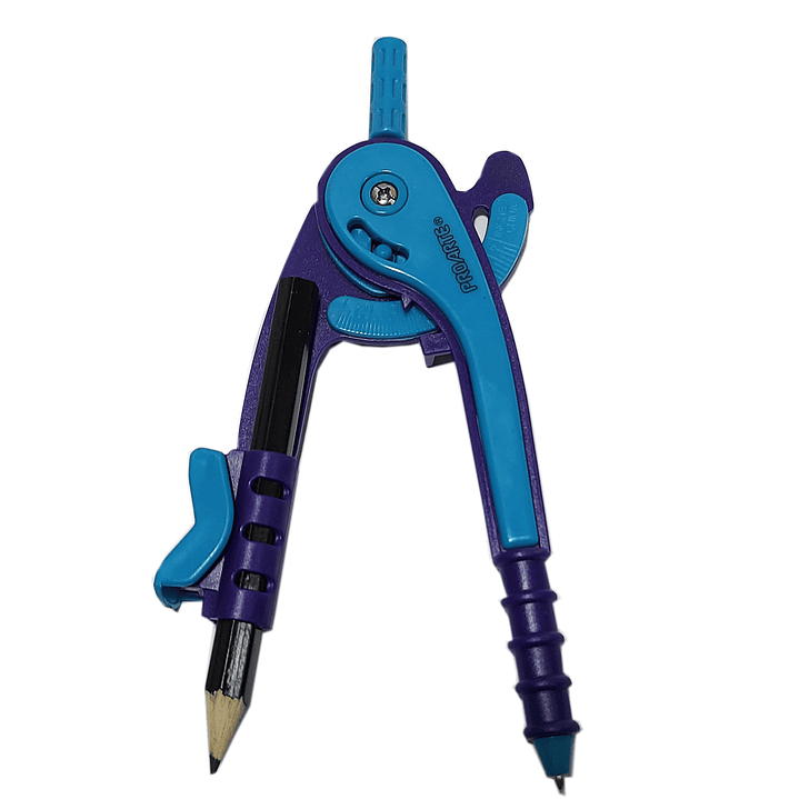 Compas Escolar Proarte colores Con lápiz y punta de seguridad 2