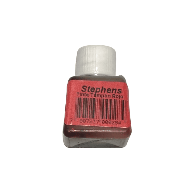 Tinta para Tampón o timbre Roja 20cc