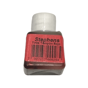 Tinta para Tampón o timbre Roja 20cc