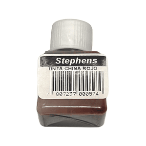 Tinta China Roja 20cc Stephens