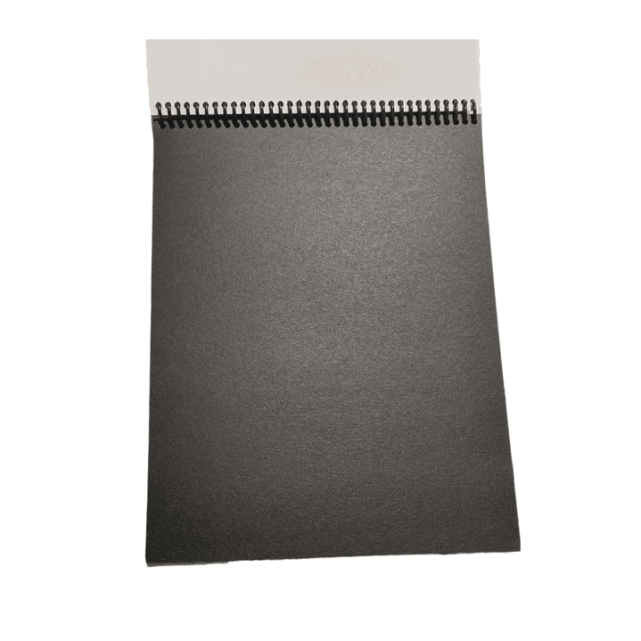 Croquera Hojas Negras Capriccio 21.5 x 27.9Cms 40Hjs. 2