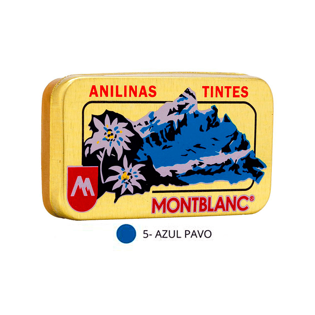 Anilinas Montblanc® Cajita Dorada Colores