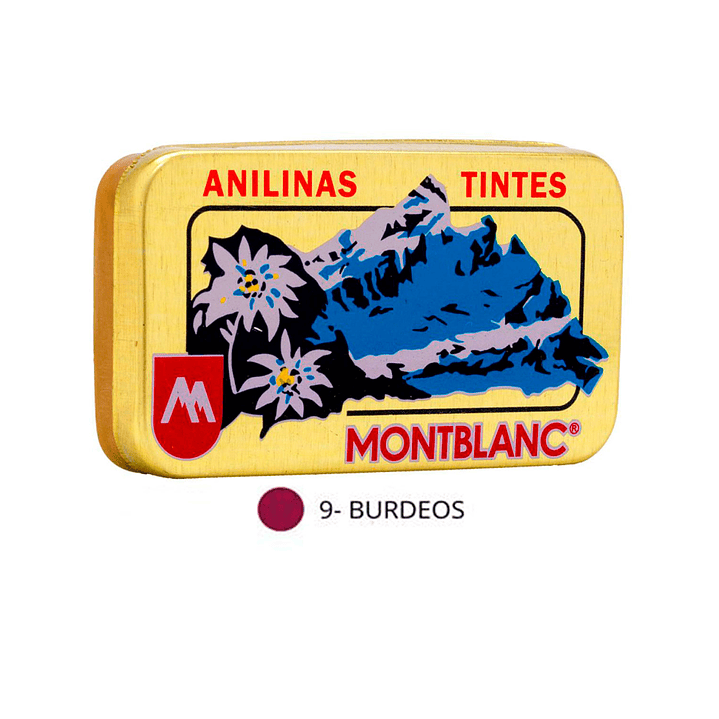 Anilinas Montblanc® Cajita Dorada Colores 10