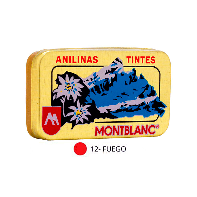 Anilinas Montblanc® Cajita Dorada Colores