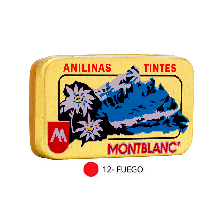 Anilinas Montblanc® Cajita Dorada Colores 11
