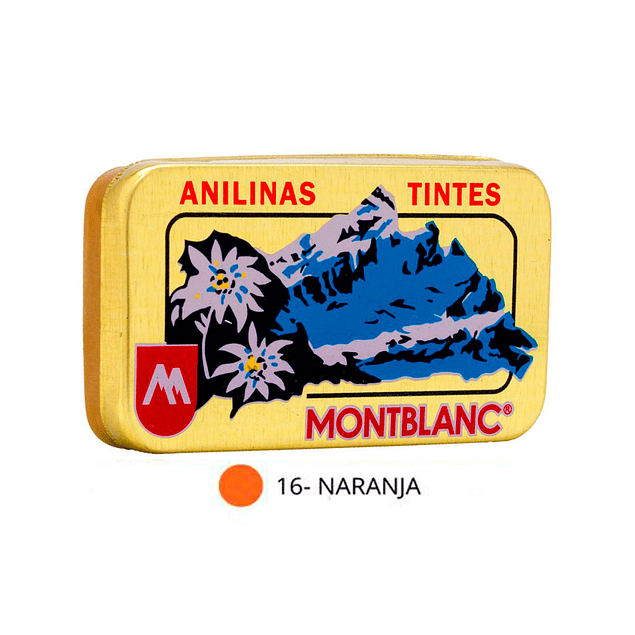 Anilinas Montblanc® Cajita Dorada Colores