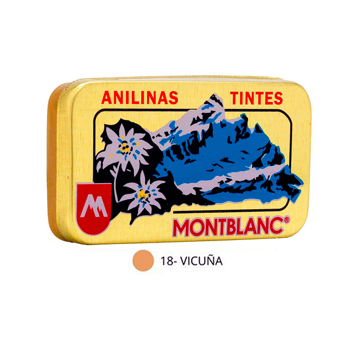 Anilinas Montblanc® Cajita Dorada Colores 13