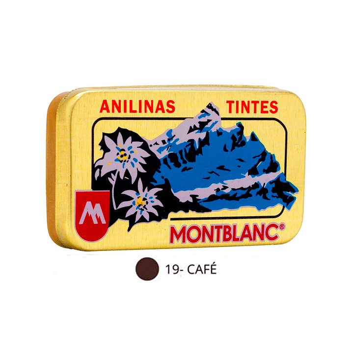 Anilinas Montblanc® Cajita Dorada Colores 14