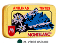 Anilinas Montblanc® Cajita Dorada Colores