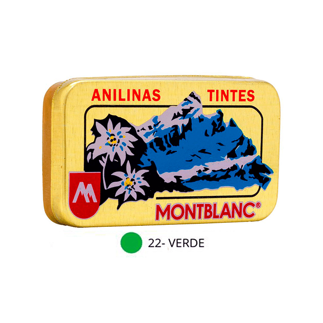 Anilinas Montblanc® Cajita Dorada Colores