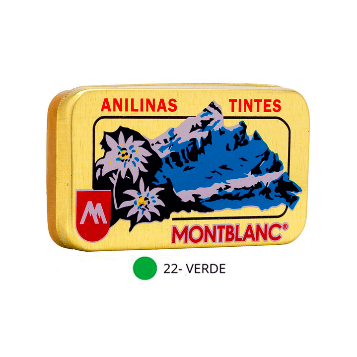 Anilinas Montblanc® Cajita Dorada Colores 16