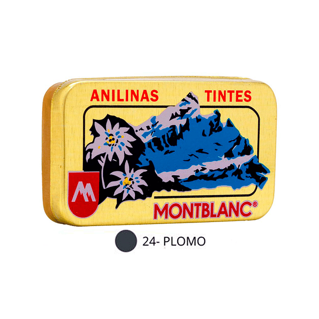 Anilinas Montblanc® Cajita Dorada Colores