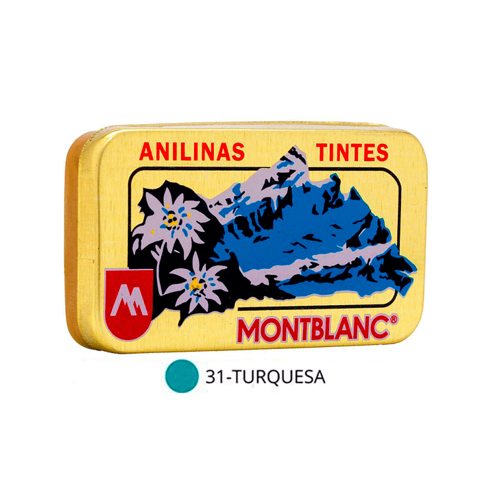 Anilinas Montblanc® Cajita Dorada Colores 21