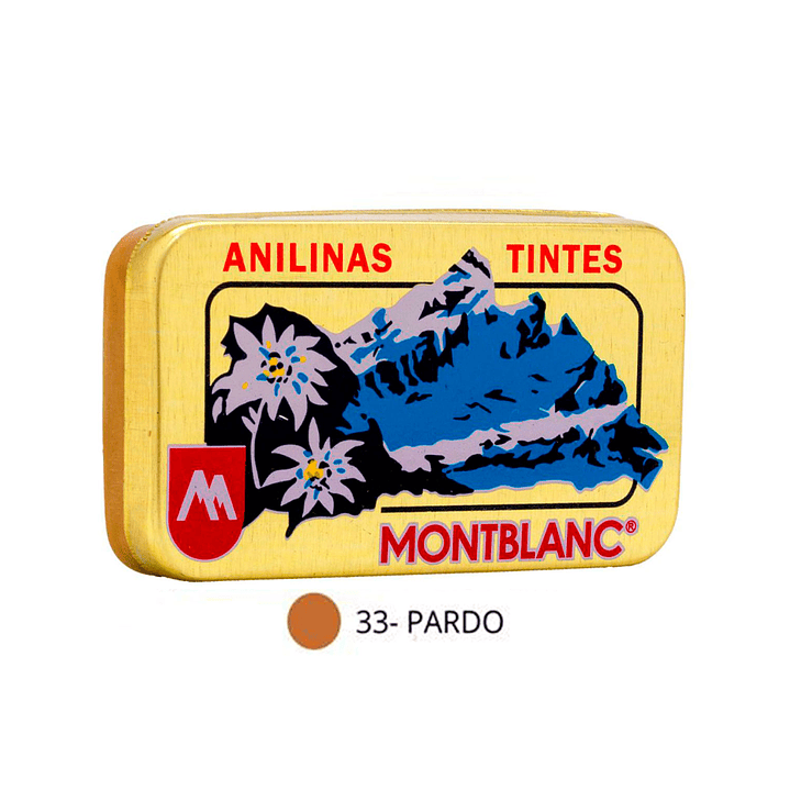 Anilinas Montblanc® Cajita Dorada Colores 22