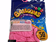 Bolsa Globo Liso  N°9  - Balloons 50 Unidades Colores