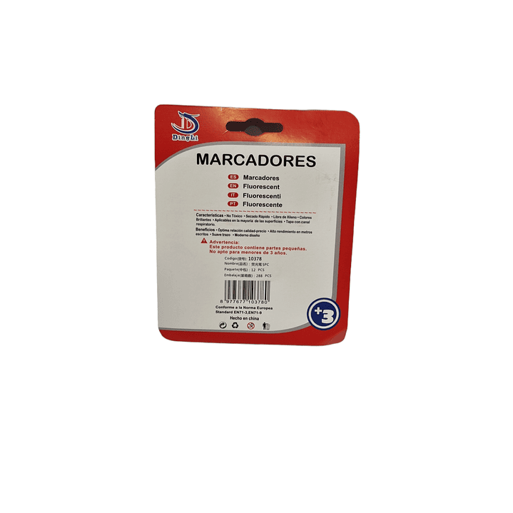 Pack 5 Destacadores Colores Pasteles 2