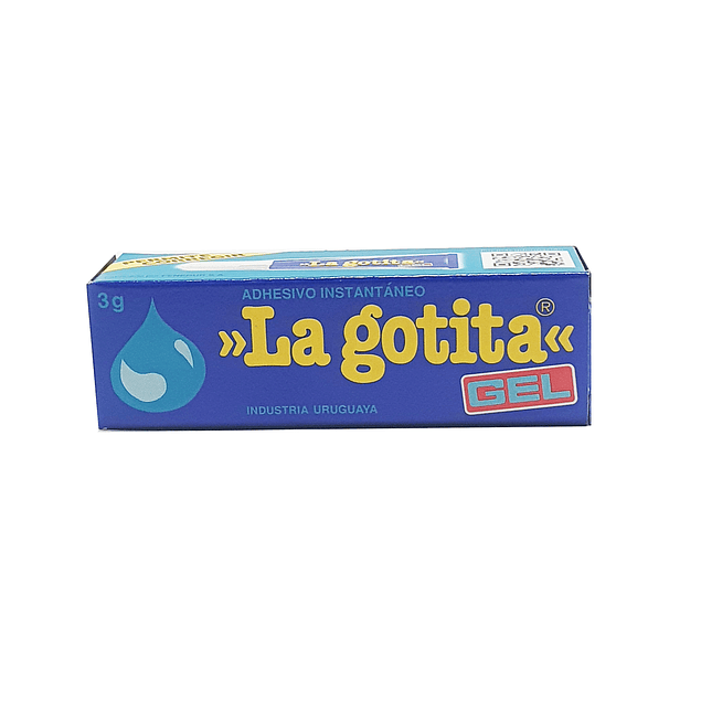 Pack 6 Adhesivo Instantáneo La Gotita Gel 3gr