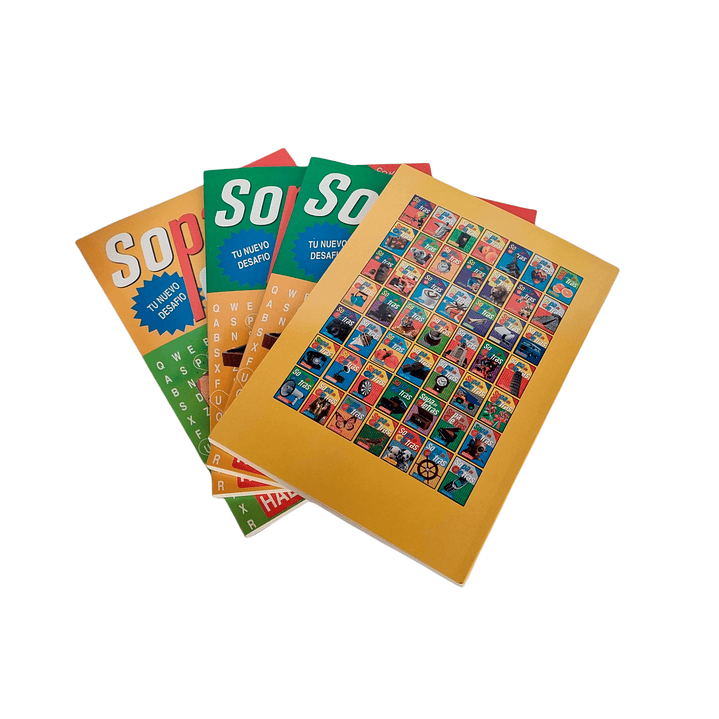 Sopa de Letras 18x26Cms 30Hojas. 1