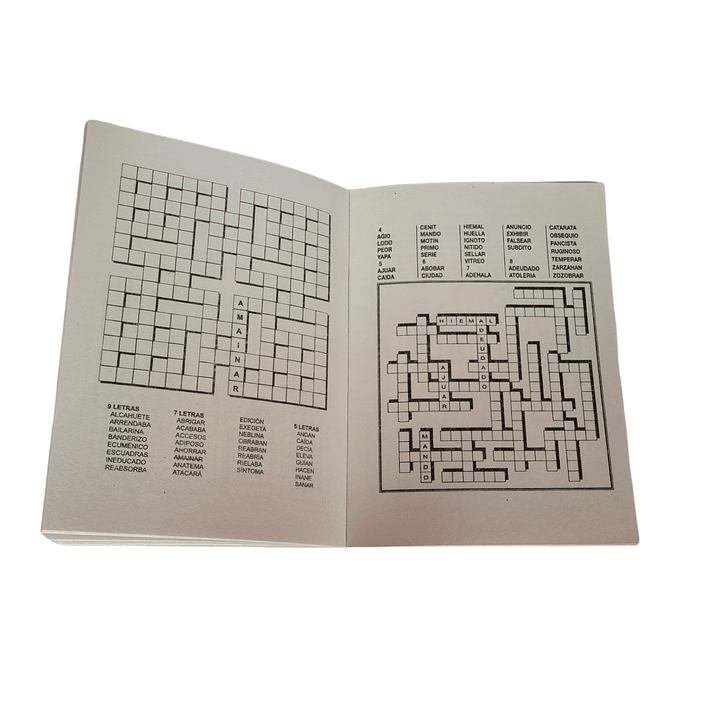 Crucigrama - Cruzadas 30 Hojas - 60 Desafíos. 3