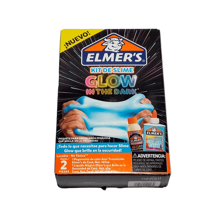 Kit de Slime Brilla en la Oscuridad ELEMER´S 1