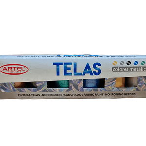 Pintura Tela Artel Color Metálico