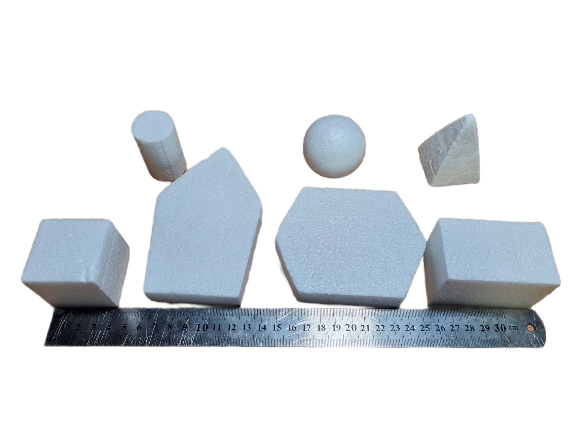 Set plano de figuras geométricas jumbo