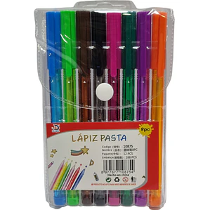 Pack Lápiz Pasta 8 Colores - 10875