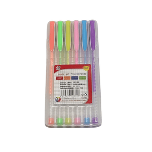 Set 6 Lápices Gel Colores Pasteles - 10330