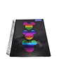 Cuaderno 3 materias Mickey Mouse Proarte 150Hjs 16.8 x 21.5Cms - Miniatura 2