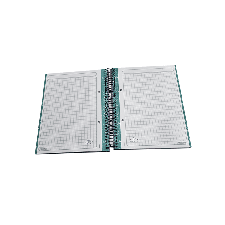 Cuaderno 3 materias Mickey Mouse Proarte 150Hjs 16.8 x 21.5Cms 6