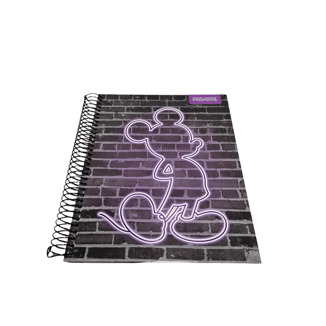 Cuaderno 3 materias Mickey Mouse Proarte 150Hjs 16.8 x 21.5Cms