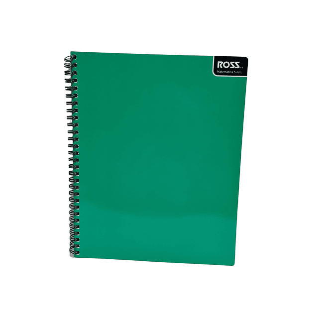 Cuaderno Universitario Color Ross 5mm doble espiral Colores