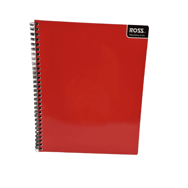 Cuaderno Universitario Color Ross 5mm doble espiral Colores