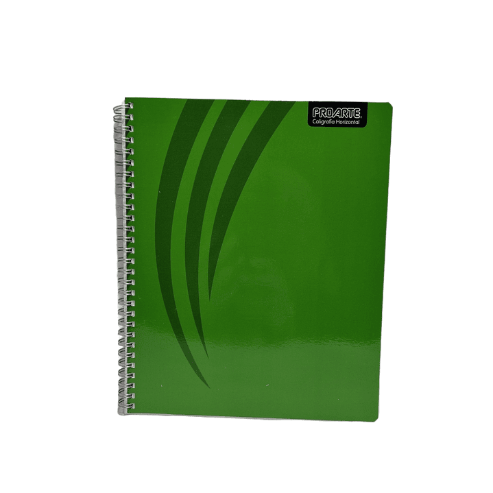 Cuaderno universitario Caligrafía Horizontal Proarte Doble espiral 1