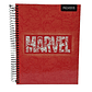 Cuaderno 3 materias MARVEL Proarte 150Hjs 16.8x21.5Cms - Miniatura 1