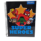 Cuaderno 3 materias MARVEL Proarte 150Hjs 16.8x21.5Cms - Miniatura 2
