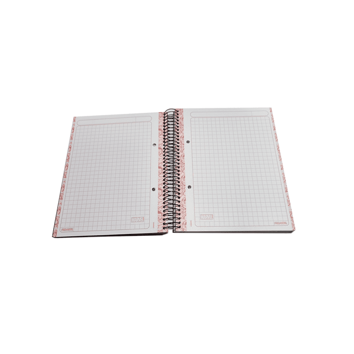 Cuaderno 3 materias MARVEL Proarte 150Hjs 16.8x21.5Cms 5