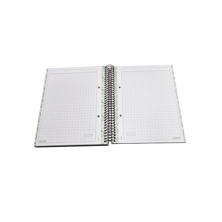 Cuaderno 3 materias MARVEL Proarte 150Hjs 16.8x21.5Cms 6