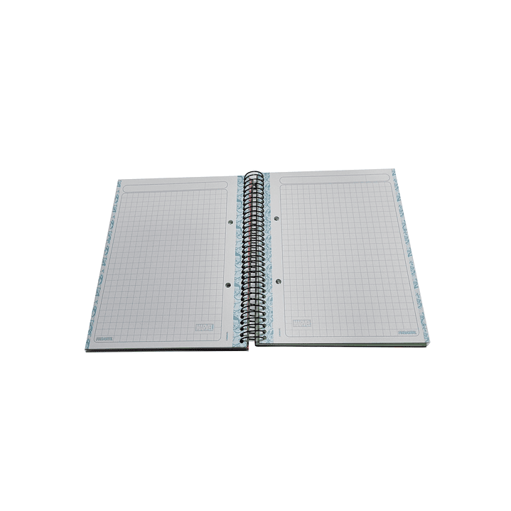 Cuaderno 3 materias MARVEL Proarte 150Hjs 16.8x21.5Cms 7