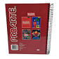 Cuaderno 3 materias MARVEL Proarte 150Hjs 16.8x21.5Cms - Miniatura 8