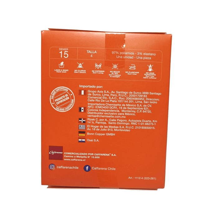 Panty Media Caffarena Colores 2