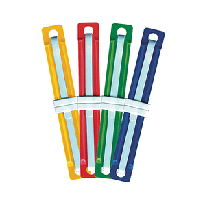 Caja 50 Acoclip Plásticos Colores 8 Cms