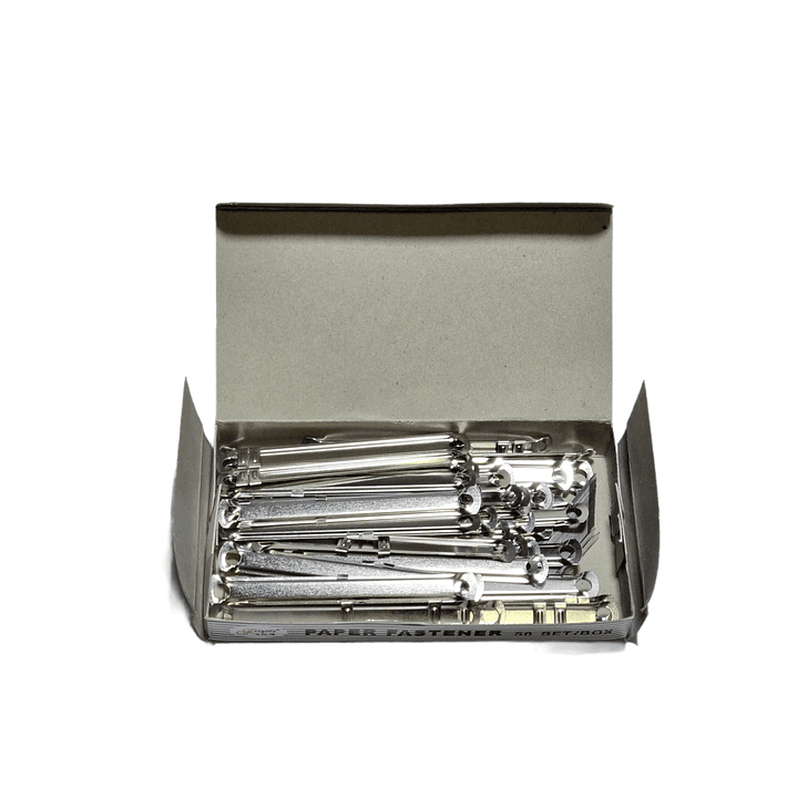 Caja 50 Acoclip Metálico 8 Cms 2