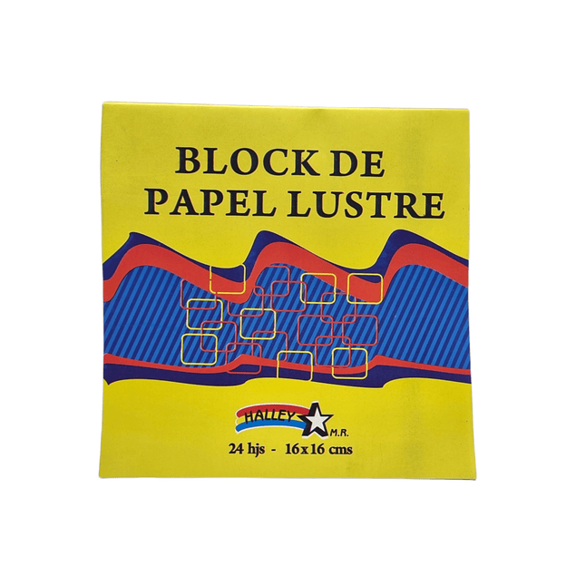Block de papel lustre 16x16 Hand 24Hjs