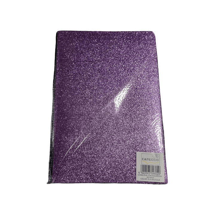 Pack 5 goma eva con Gletter 20x30cm 12