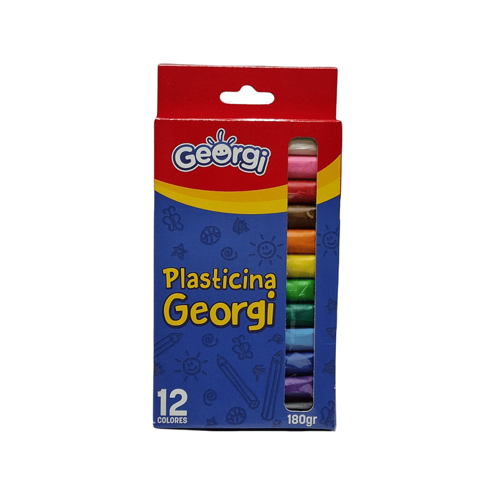 Plasticina 12 colores 180g Georgi 1